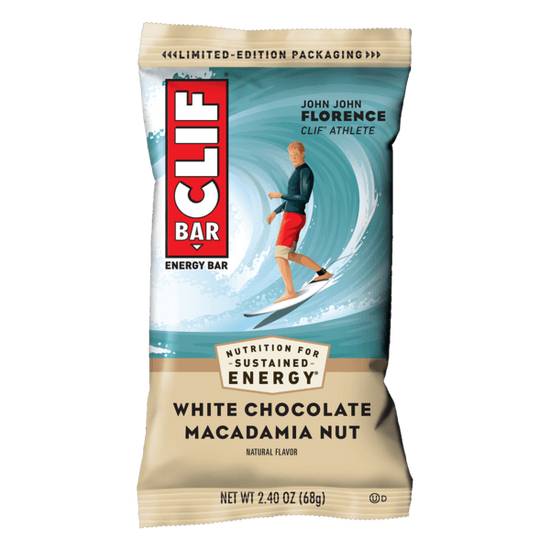 Order Clif Bar White Chocolate Macadamia Nut 2.4oz food online from Caseys Carry Out Pizza store, Seymour on bringmethat.com