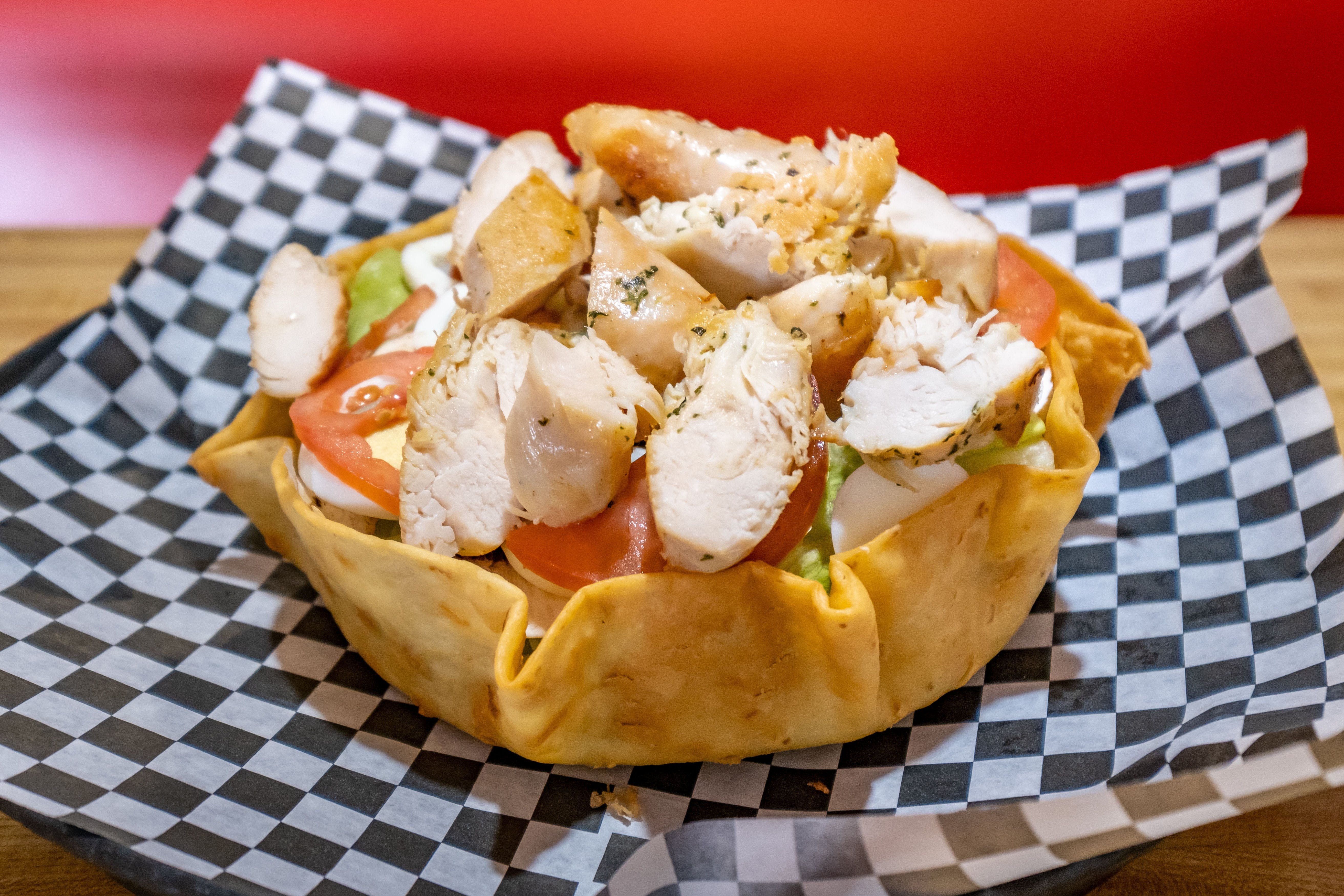 Order Grilled Chicken Salad - Salad food online from Brother's Pizza store, Shippensburg on bringmethat.com