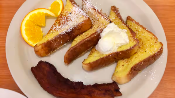 Order French Toast Combo food online from Golden Egg Cafe store, Oxnard on bringmethat.com