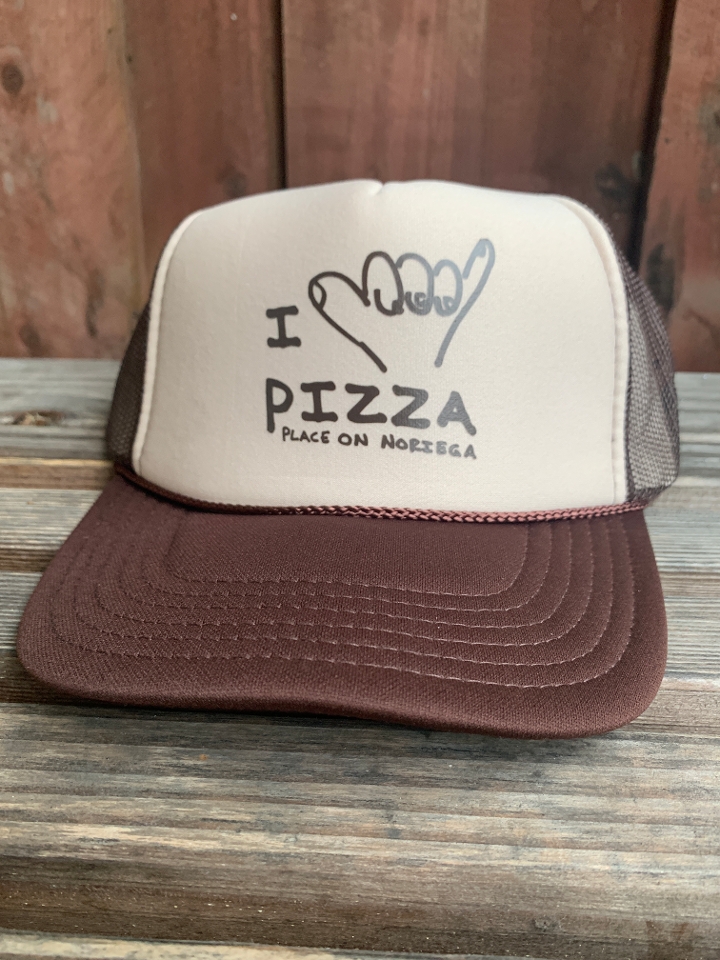 Order Brown Trucker Hat food online from Pizza Place On Noriega store, San Francisco on bringmethat.com