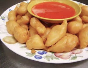Order 108. Sweet & Sour Chicken 甜酸鸡 food online from He Rui store, Oklahoma City on bringmethat.com