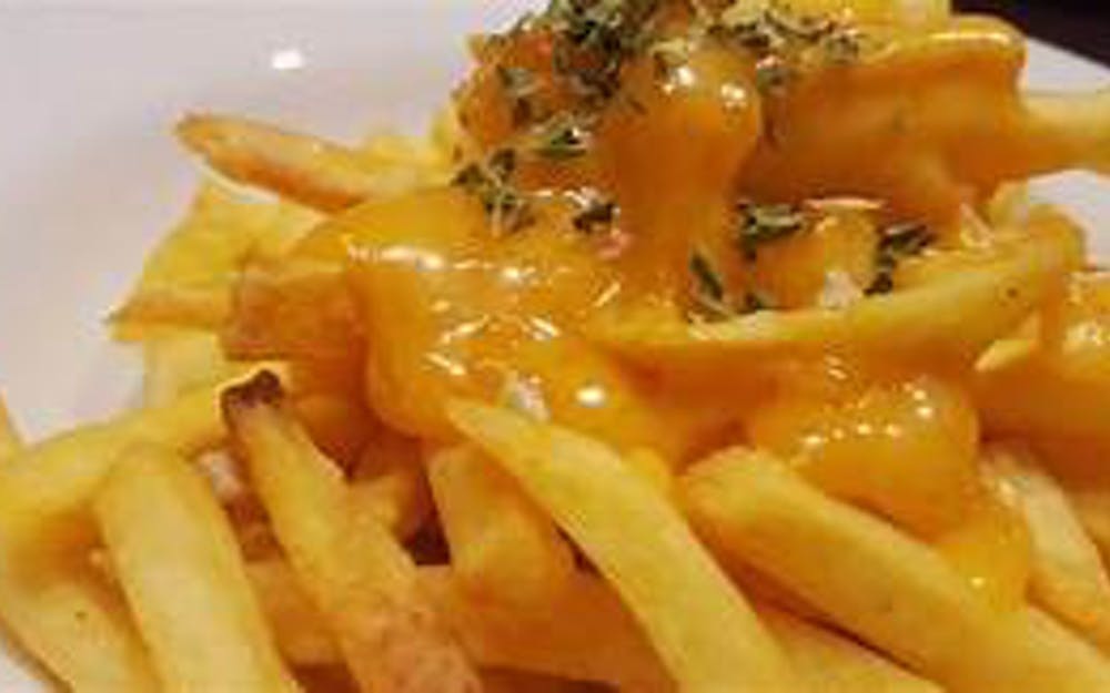 Order Cheese Fries - Appetizer food online from Pino's Pizzeria store, Easton on bringmethat.com