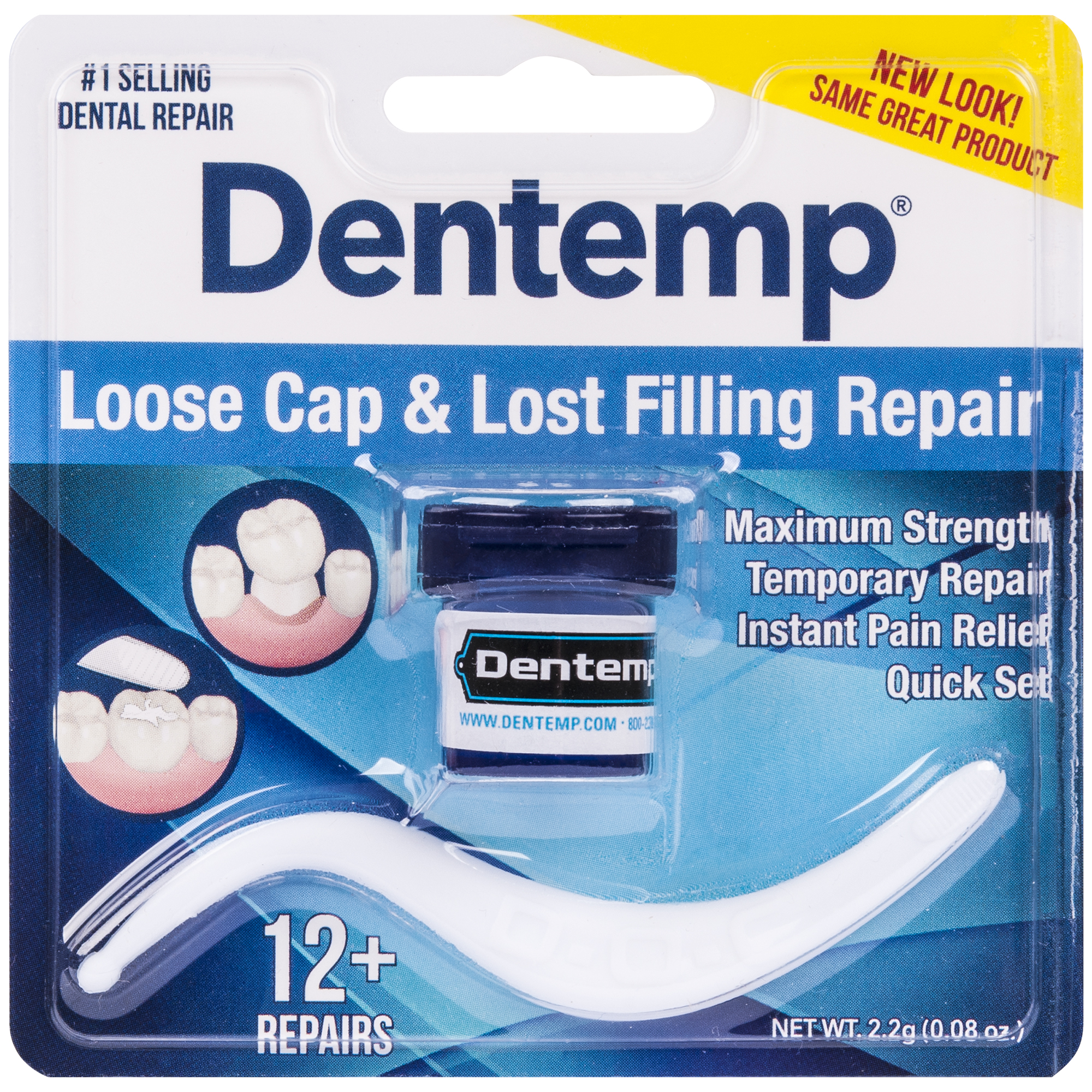 Order DenTemp O.S. Max Strength Dental Repair Kit - 2.2 g food online from Rite Aid store, MILLER PLACE on bringmethat.com