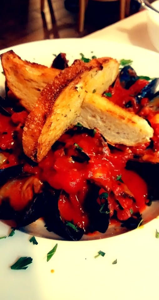 Order Mussels Fra Diavola - Starters food online from The Spaghetti House store, Easton on bringmethat.com