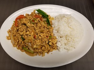 Order Kra Pao food online from Simply Thai store, Fort Collins on bringmethat.com