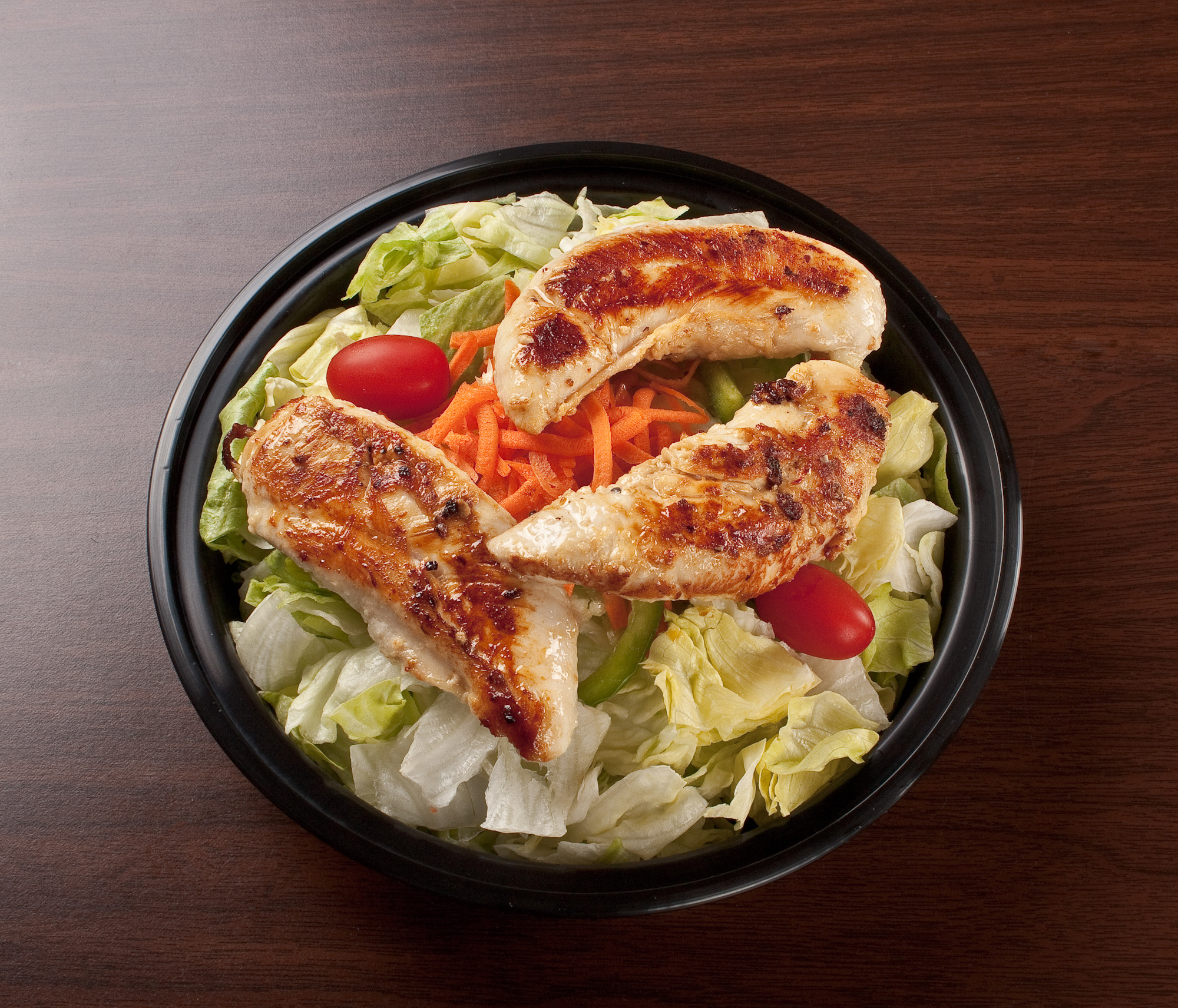 Order Grilled Chicken Salad food online from Jimmy's Pizza Too store, Lowell on bringmethat.com