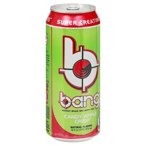 Order Bang · Candy Apple Crisp Energy Drink (16 fl oz) food online from Mesa Liquor store, Mesa on bringmethat.com