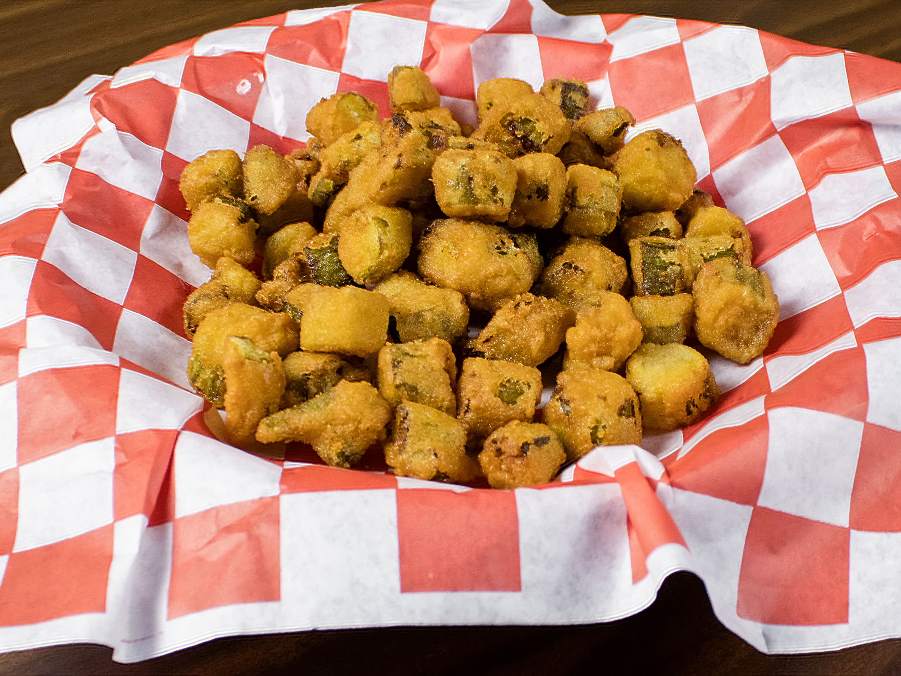 Order Fried Okra food online from Dawg House Bar & Grill store, Macon on bringmethat.com