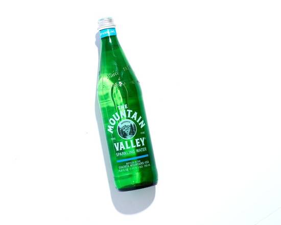Order MOUNTAIN VALLEY 750 ML BOTTLED WATER food online from Cafe Gratitude store, Los Angeles on bringmethat.com