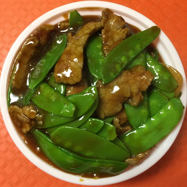Order Beef with Pea Pods food online from Great Wall Chinese Restaurant store, Western Springs on bringmethat.com