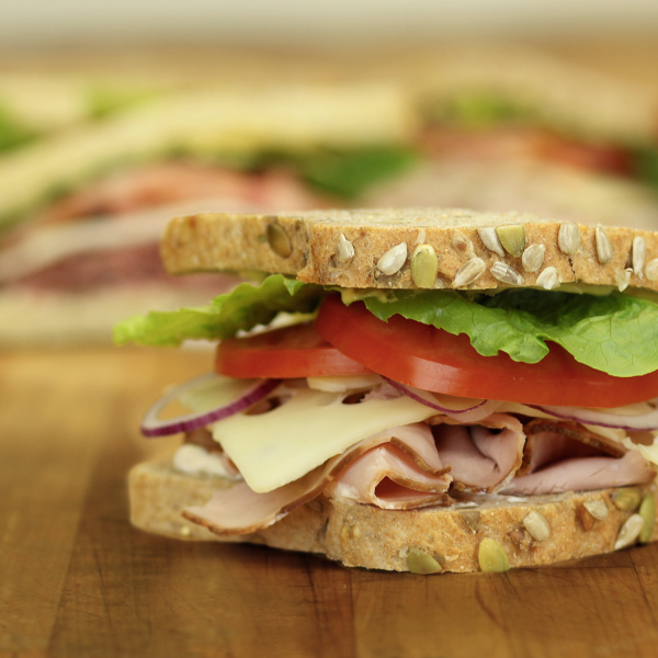 Order Ham and Cheese Sandwich food online from Great Harvest Bread Co. store, Tempe on bringmethat.com