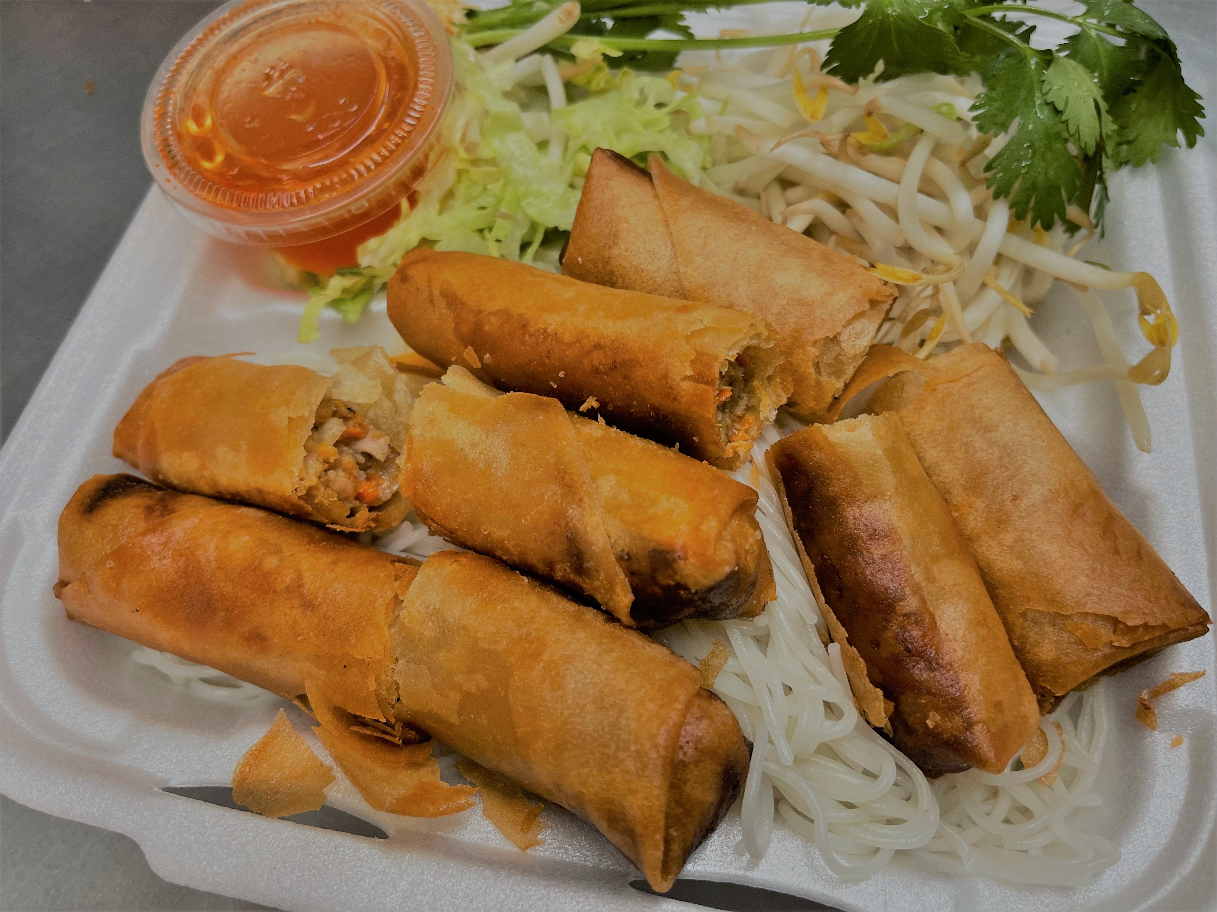 Order V3. With Pork Egg Rolls food online from Asia Chinese Restaurant store, Austin on bringmethat.com