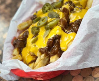 Order Chili Cheese Fries food online from The Hotdog Hut store, Amarillo on bringmethat.com