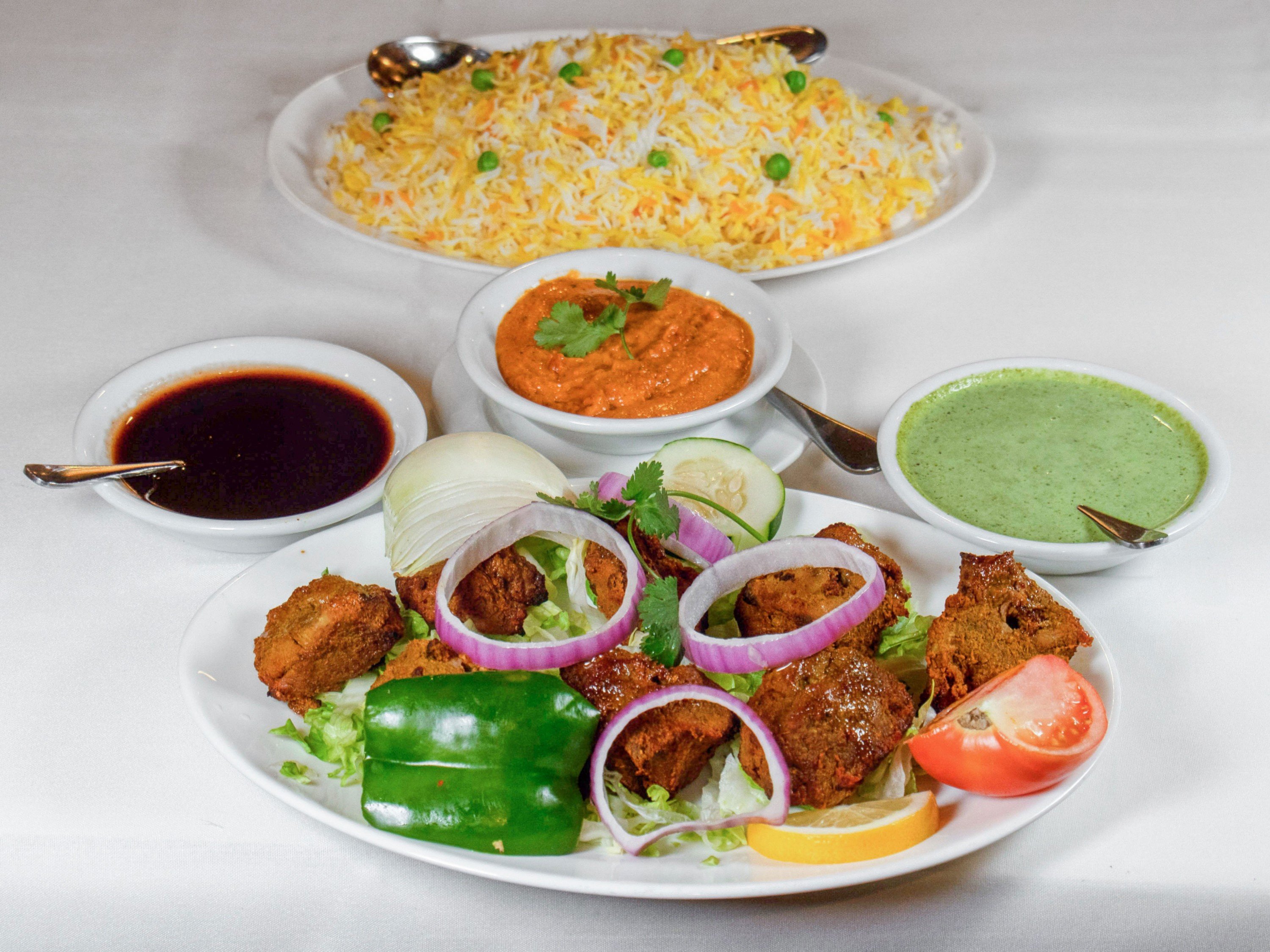 Order 4. Sheesh Kabab Baarra food online from Rajaji Fine Indian Cuisine store, Washington on bringmethat.com