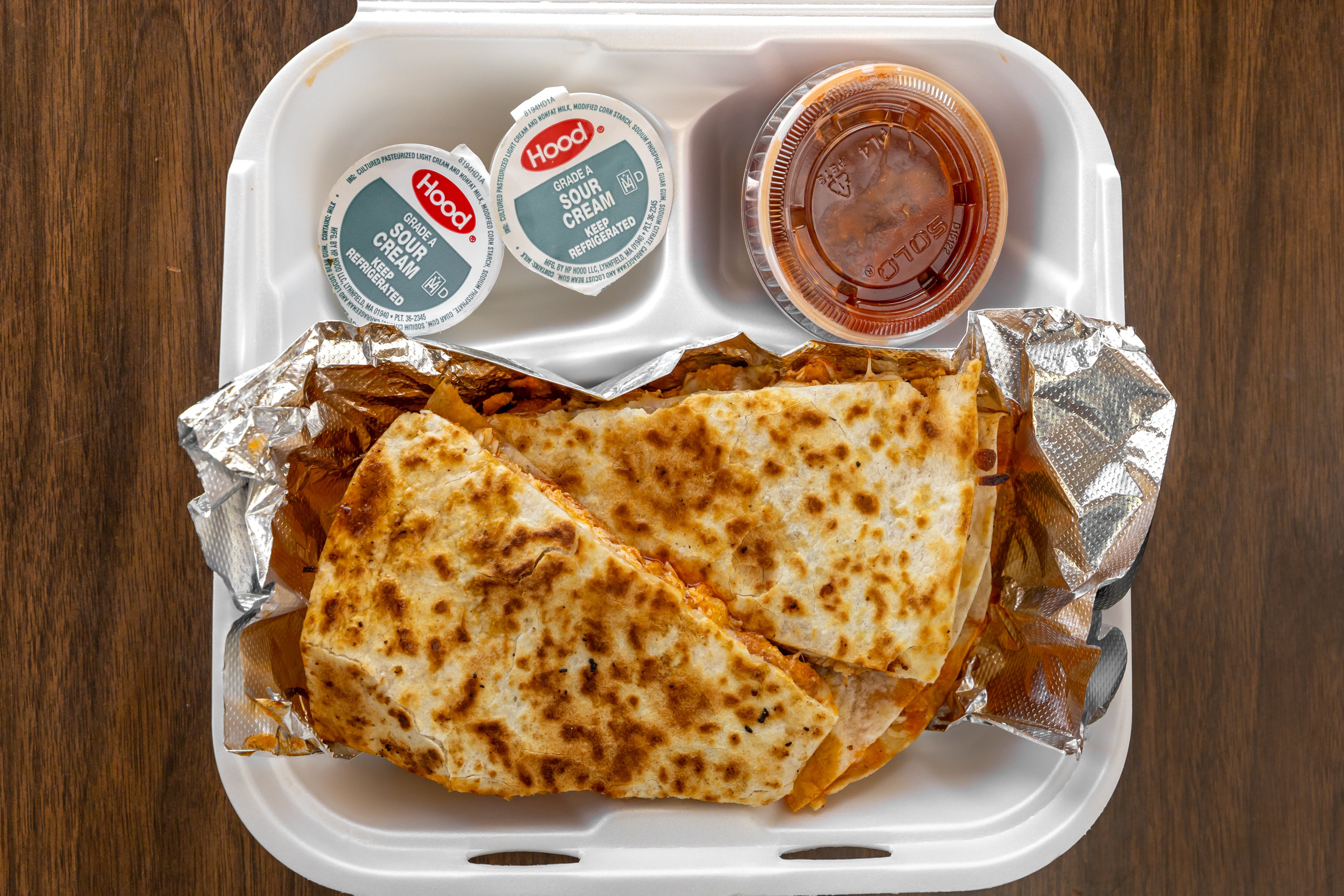 Order Buffalo Chicken with Cheese  Quesadilla - Quesadilla food online from Pizza Connection store, Quincy on bringmethat.com