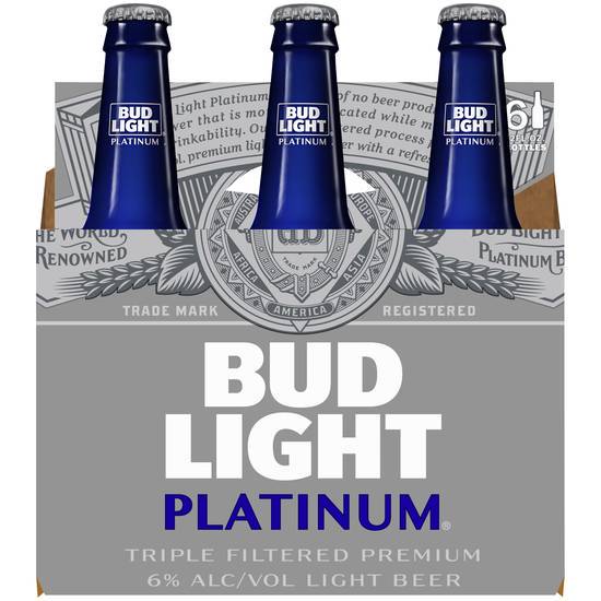 Order Bud Light Platinum, 6pk-12oz bottle beer (6.0% ABV) food online from Don Liquor Store store, Poway on bringmethat.com