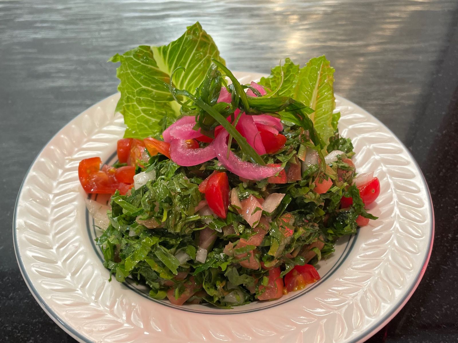 Order Tabbouleh Salad food online from Madison Cafe & Grill store, Creskill on bringmethat.com