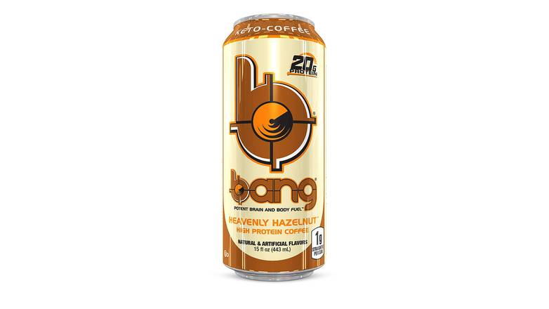 Order Bang Heavenly Hazelnut Keto Coffee Energy Drink food online from Shell Rock Spring store, Bel Air on bringmethat.com