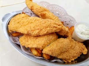 Order Fried Catfish food online from Nine Elephants store, Corning on bringmethat.com