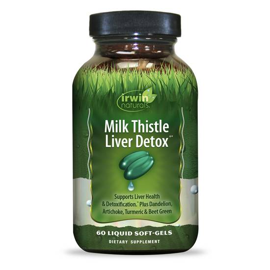 Order Irwin Naturals Dietary Supplement Softgels Milk Thistle (60 ct) food online from Rite Aid store, Palm Desert on bringmethat.com