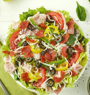 Order Italian Chef Entree Salad food online from Donatos Pizza store, Evansville on bringmethat.com