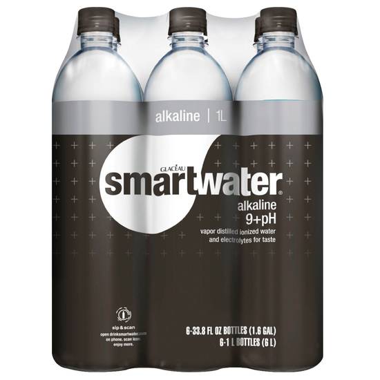 Order Smartwater Alkaline Bottles, 33.8 OZ, 6 PK food online from Cvs store, WEST COVINA on bringmethat.com