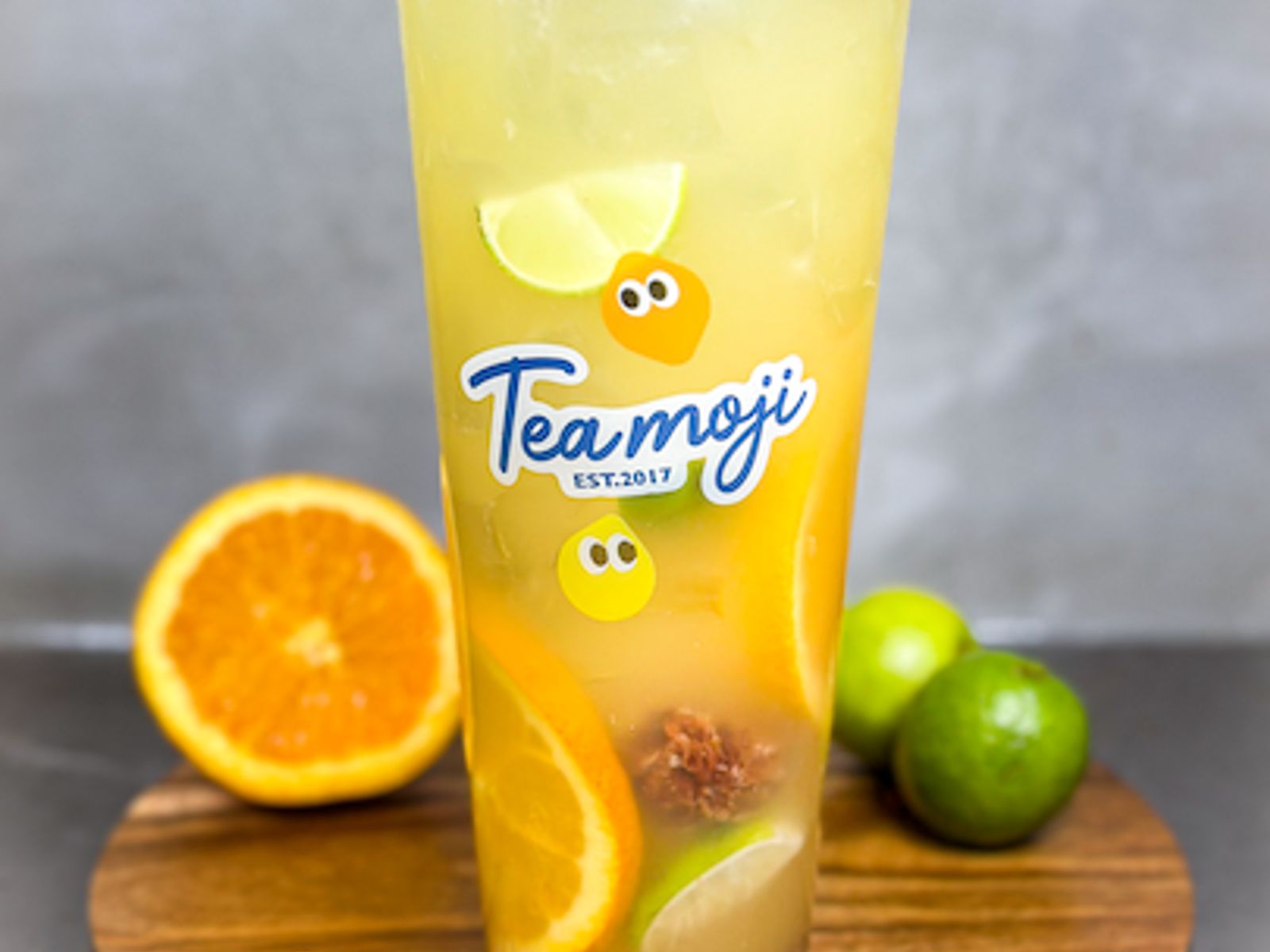 Order A8 Kumquat Plum Orange Green Tea A8 金桔梅子柳橙绿 food online from Teamoji store, Champaign on bringmethat.com