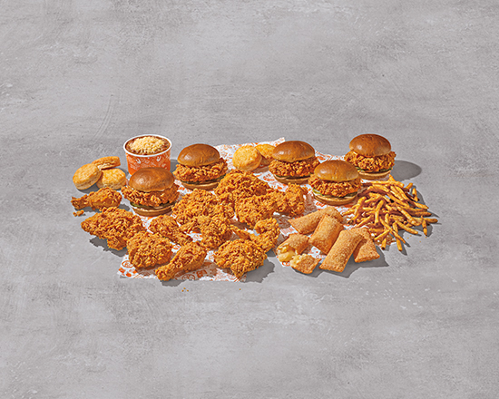 Order Bigger Family Feast food online from Popeyes store, Vista on bringmethat.com