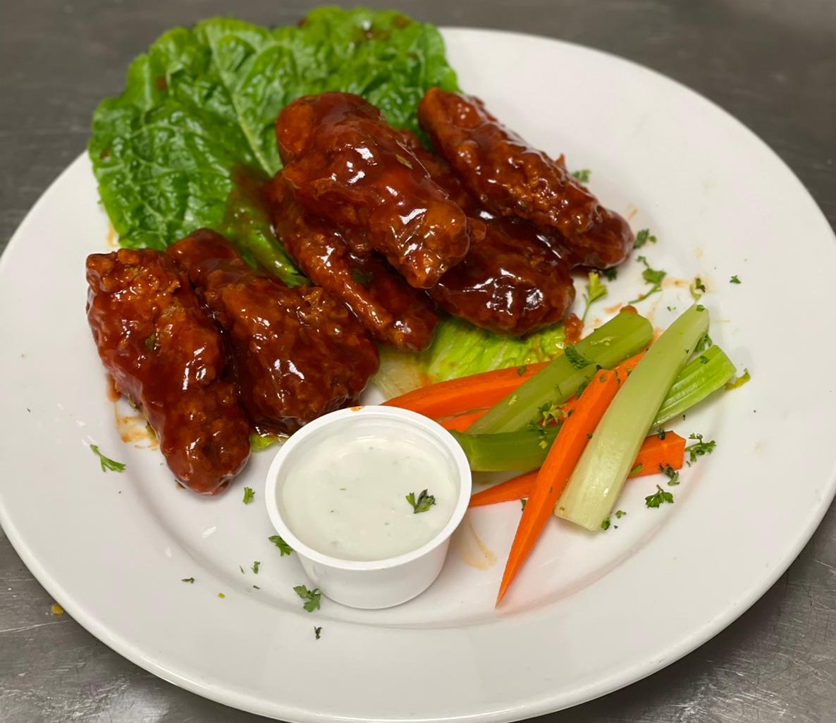 Order Chipotle BBQ Wings food online from Cafe Nunez store, New York on bringmethat.com