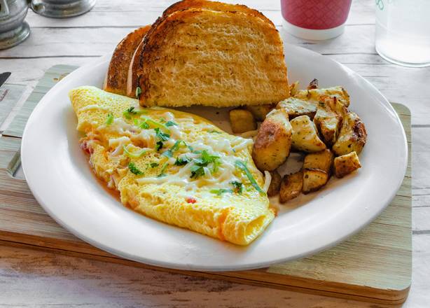 Order Florentine Omelette food online from Atlanta Bread Company store, Gainesville on bringmethat.com