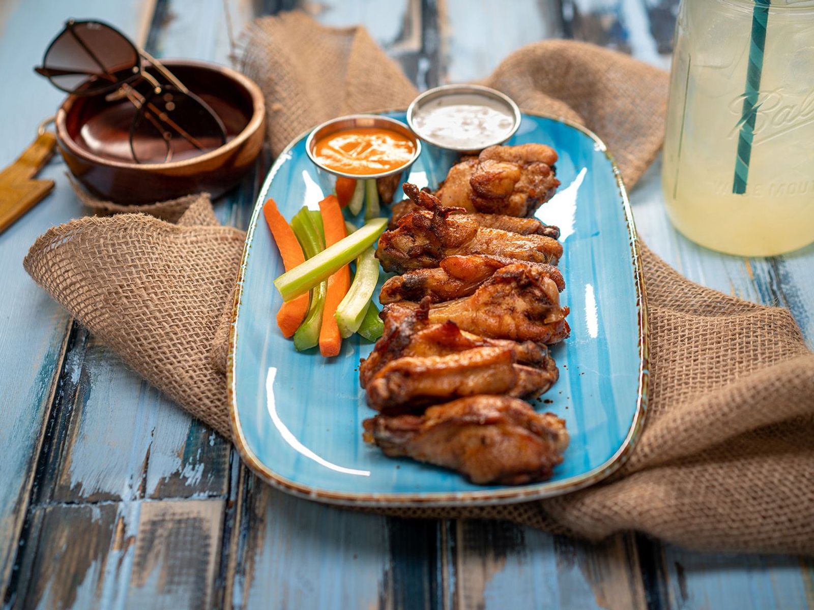 Order 8 Pcs  All Natural Wings food online from Angel Wings store, Redondo Beach on bringmethat.com