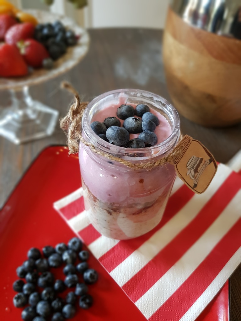 Order Blueberry Oats  food online from Heaven In A Jar store, Sugar Land on bringmethat.com