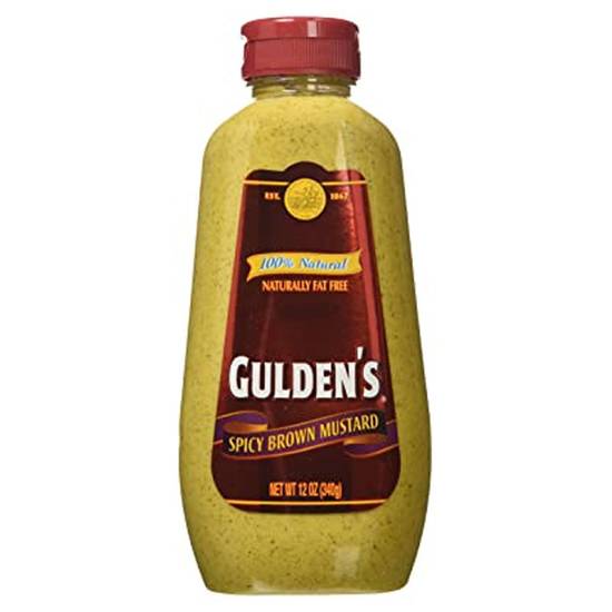 Order Gulden's Spicy Brown Mustard 12oz food online from Everyday Needs by Gopuff store, Tracy on bringmethat.com
