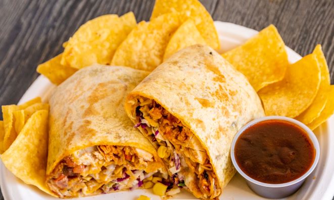 Order BBQ Burrito food online from Charo Chicken store, Huntington Beach on bringmethat.com