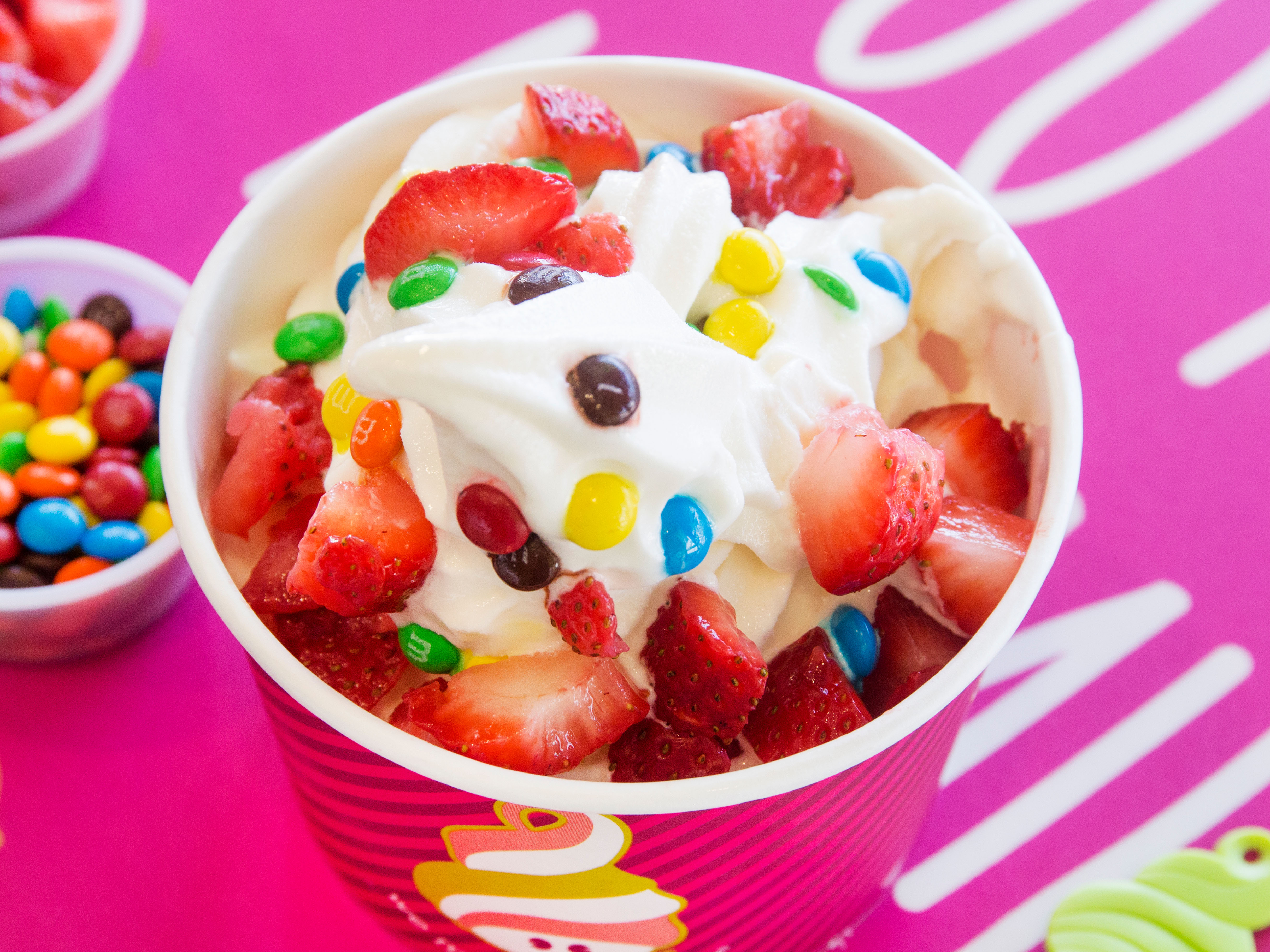 Order Vanilla Snow 16oz Cup food online from Menchie Frozen Yogurt store, Roswell on bringmethat.com