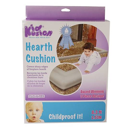 Order KidKusion® Soft Foam Hearth Cushion in Taupe food online from Bed Bath & Beyond store, Lancaster on bringmethat.com