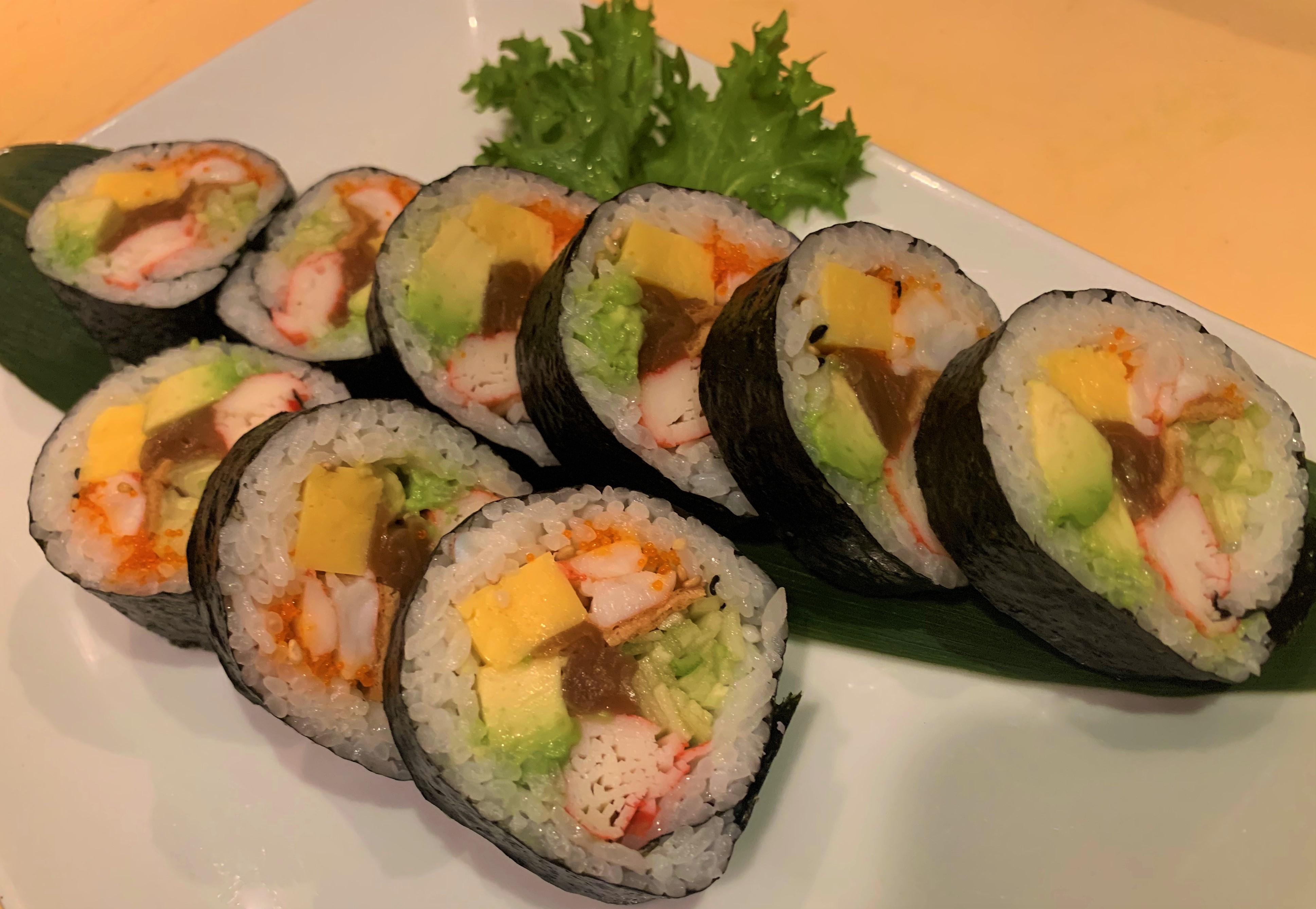 Order S18. Futo Maki food online from Yiku Sushi store, Gaithersburg on bringmethat.com