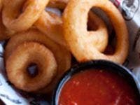 Order Onion Rings (1040 Cal) food online from Rosati's Pizza store, Chicago on bringmethat.com