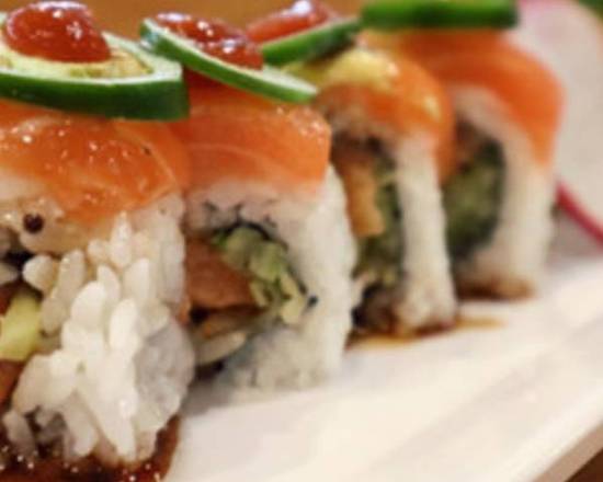 Order Double Salmon Roll food online from Tokai Sushi store, Santa Clarita on bringmethat.com