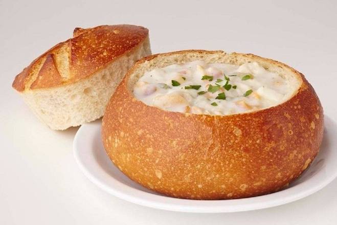 Order Loaded Bake Potato Bread Bowl food online from Soup Kettle Grill store, Meridian on bringmethat.com
