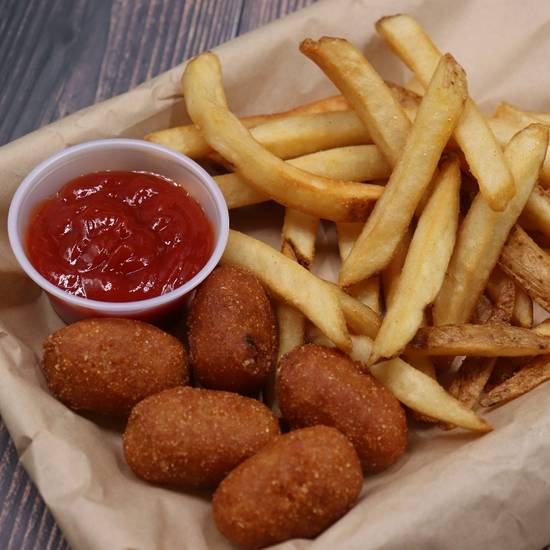 Order MINI CORN DOGS food online from Pepperjax Grill store, CLIVE on bringmethat.com