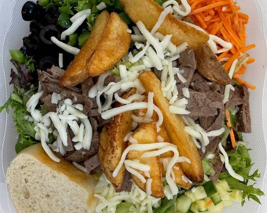 Order Pittsburgh Steak Salad food online from Aroma Pizza store, Clinton on bringmethat.com