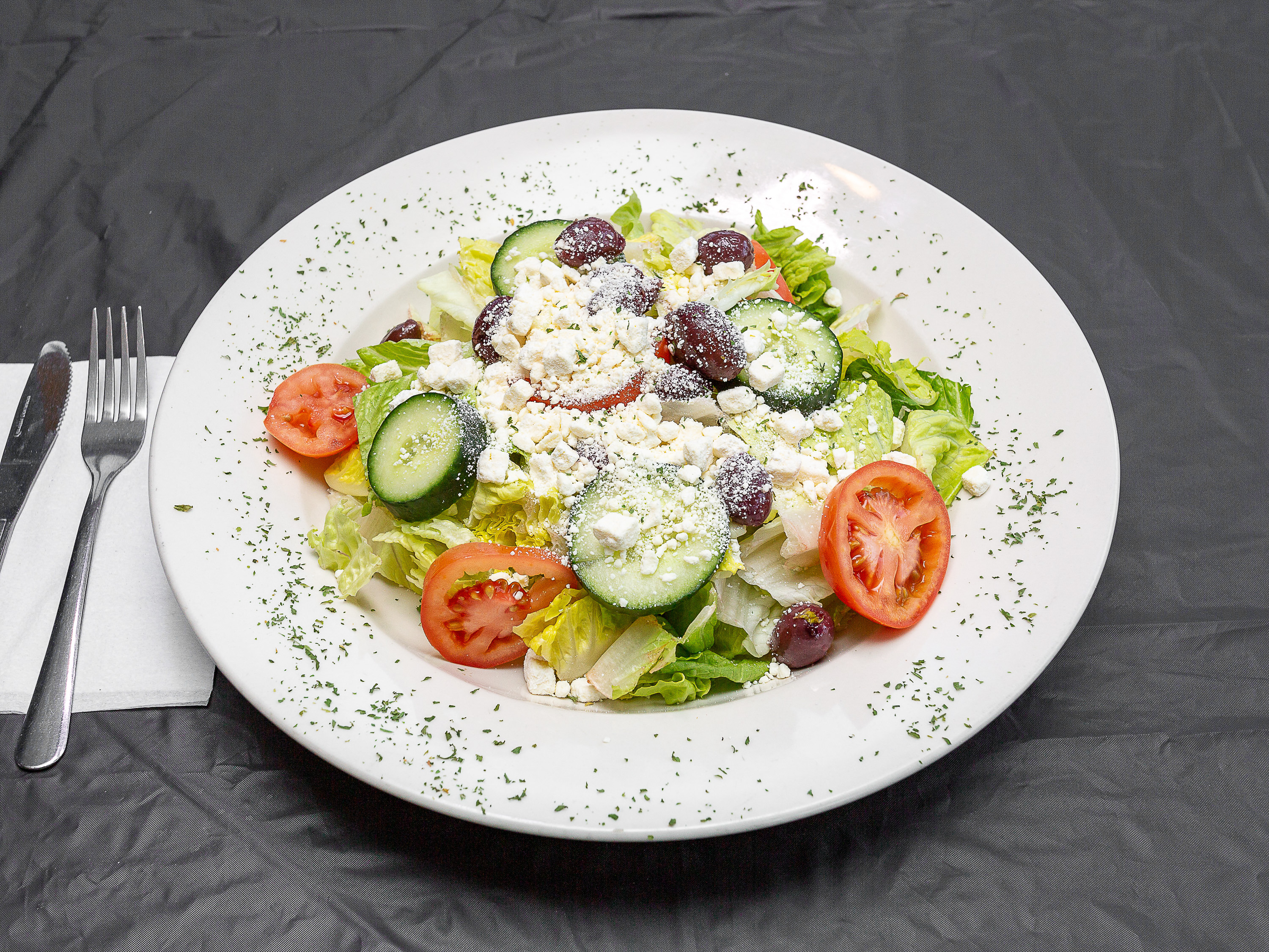 Order Greek Salad food online from Jack Slice store, Allentown on bringmethat.com