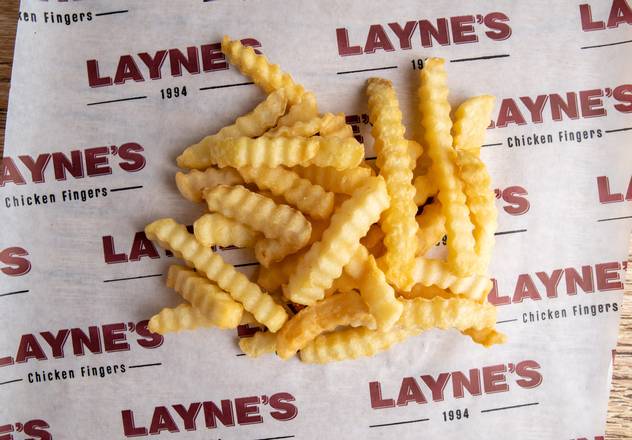 Order Crinkle-Cut Fries food online from Layne's Chicken Fingers store, The Colony on bringmethat.com