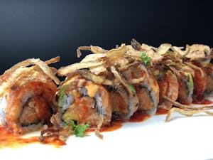 Order Naughty Girl Roll food online from Asuka Sushi Japanese Cuisine store, Mt Laurel Township on bringmethat.com