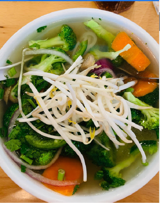 Order P18. Veggies & Tofu Noodle Soup food online from Que Huong store, Plano on bringmethat.com