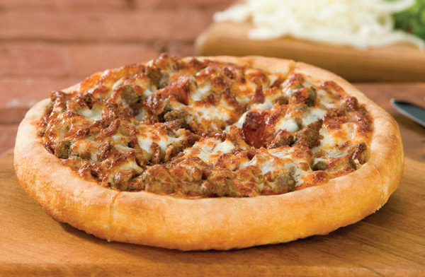 Order All-Meat Combo Pie food online from Godfather Pizza Express store, Crawfordsville on bringmethat.com