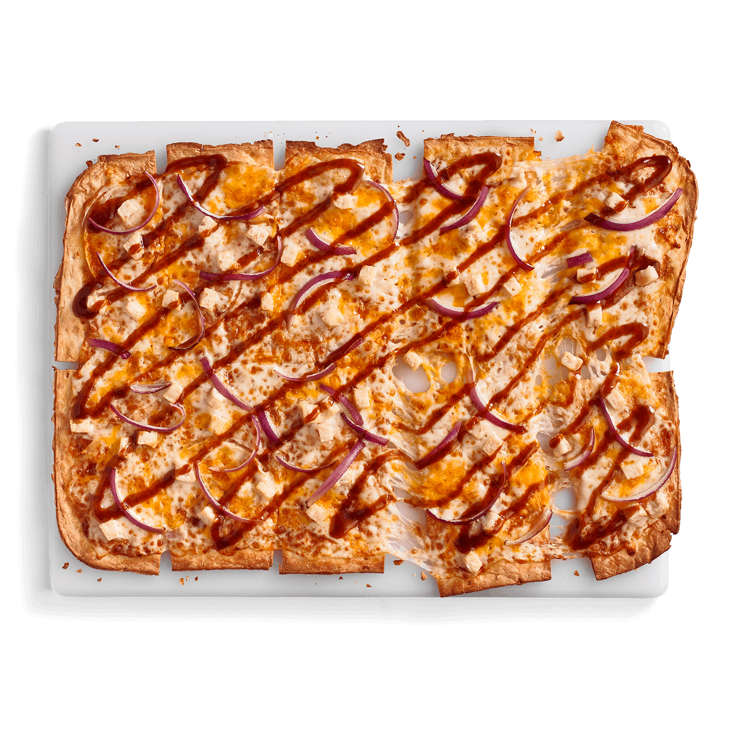 Order BBQ Chicken Flatbread - Large food online from CiCis Pizza Buffet store, St Louis on bringmethat.com
