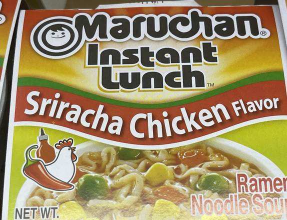 Order Maruchan Instant Sirancha Chicken noodles  food online from Happy Food Mart store, Atlanta on bringmethat.com