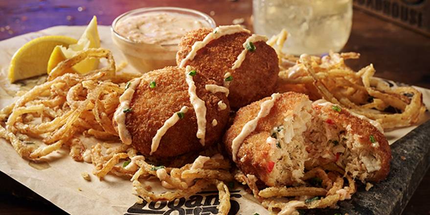 Order Party Pack Crispy Crab Cakes  food online from Logan Roadhouse 460 store, Wichita on bringmethat.com